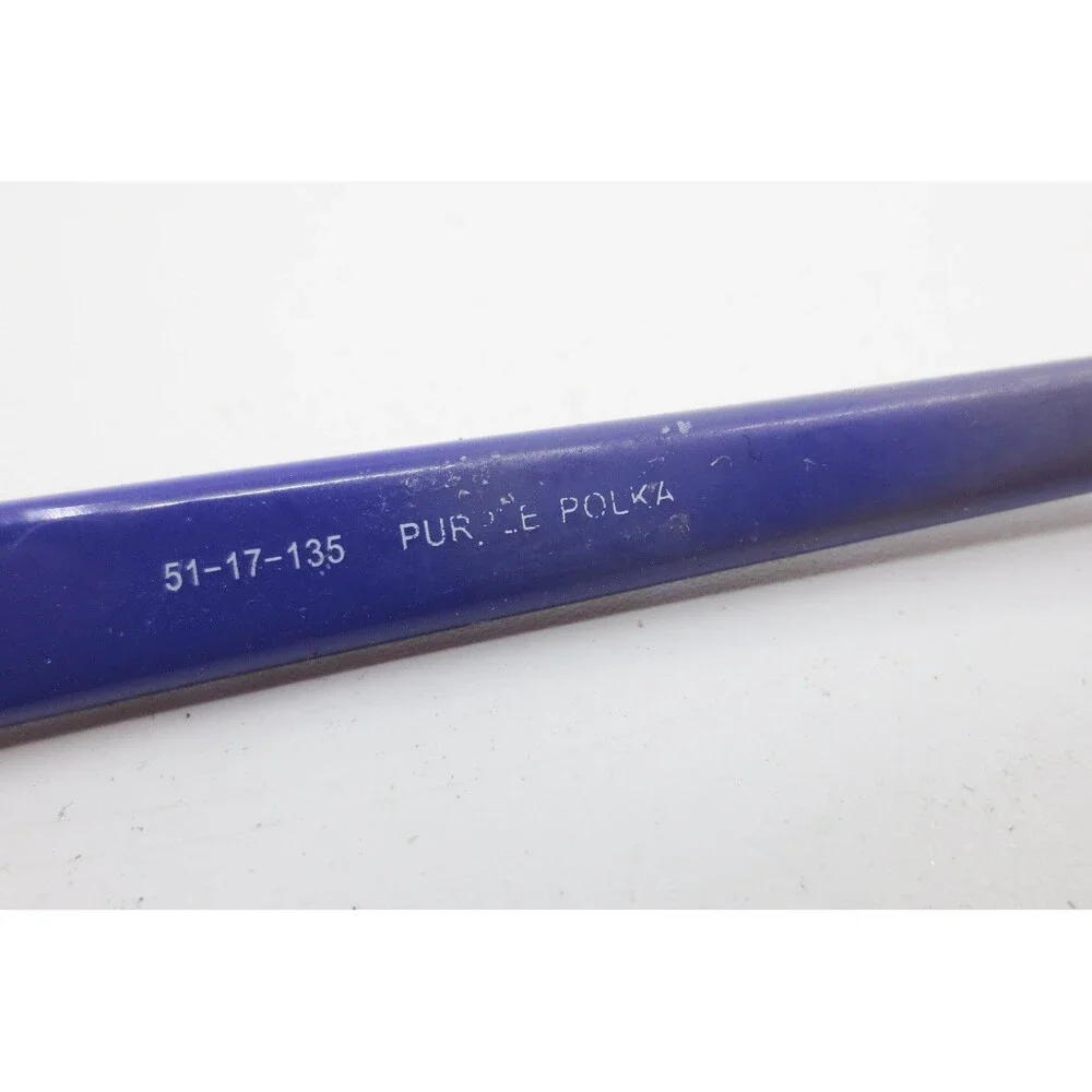 M. Equipment Detailed Purple Polka Dot Eyeglasses Frames 51-17-135 Cat Eye 37160